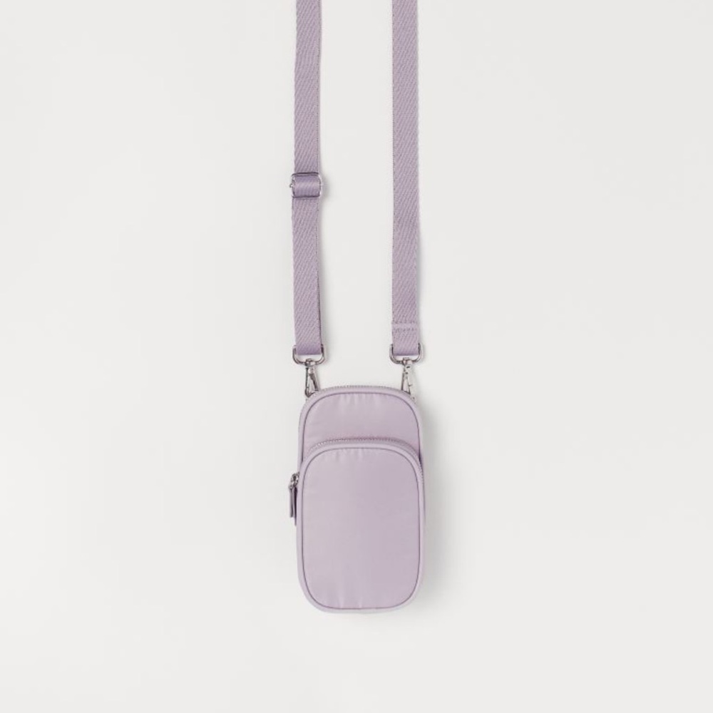 3/$20 - H&M-Purple Smart phone zipper bag